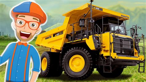 blippi skid steer videos|blippi youtube dump truck.